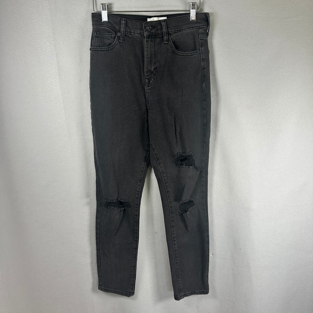 Celebrity Pink RE generation Jeans Women 26 Black Distressed Skinny High Rise